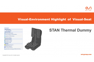Visual-Environment Highlight of Visual-Seat: STAN Thermal Dummy