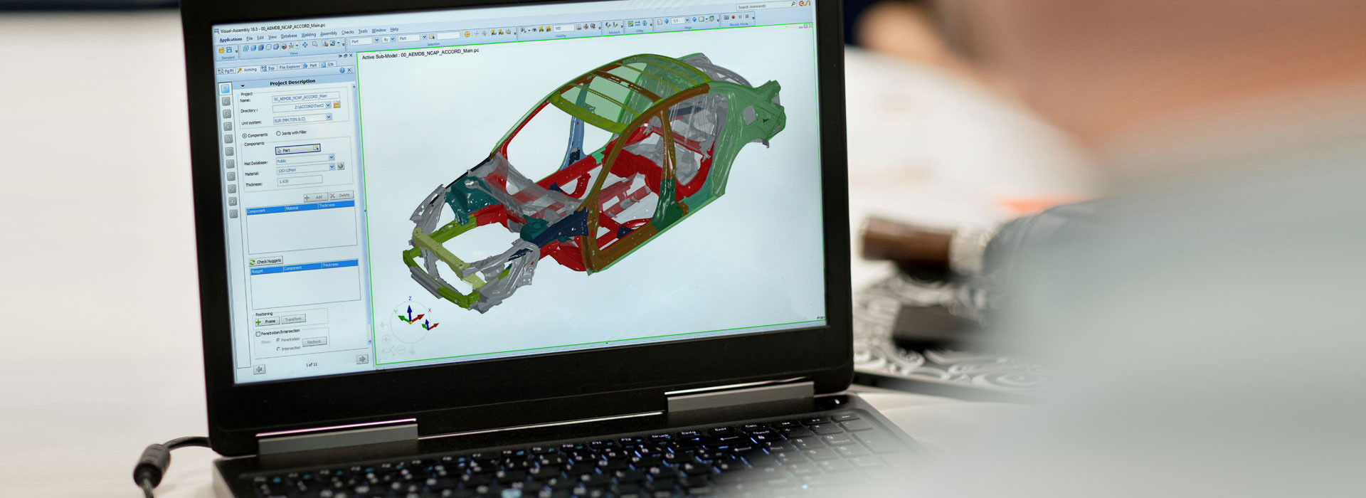 链式多物质装配模拟是工程未来轻型车辆的关键 